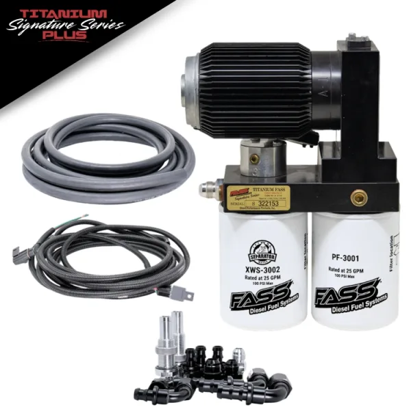 FASS Titanium Signature Series PLUS Fuel System for GMC/Chevrolet 2011-2014 Duramax 6.6L